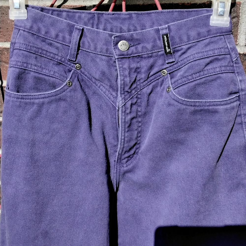 VTG Authentic Rockies Jeanswear Women's Purple High-waisted Jeans 29/9